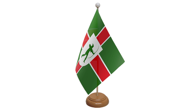 Nottinghamshire New Small Flag with Wooden Stand